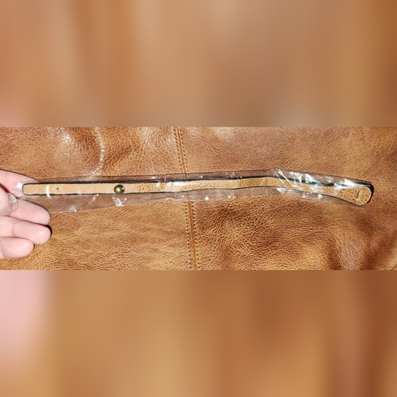 NWOT Patchwork Brown Slouchy Purse - Picture 14 of 14